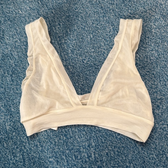 SKIMS summer mesh scoop bra bone s - Picture 8 of 10